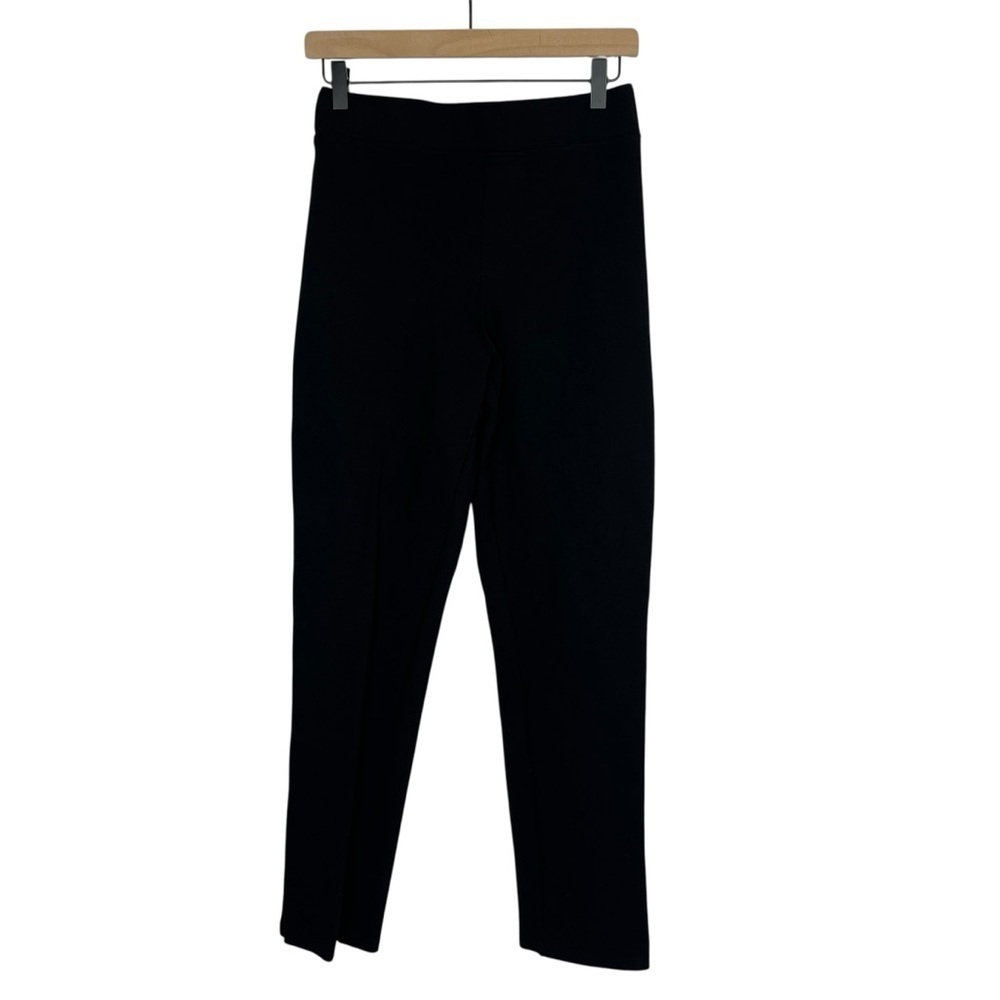 SERRA Classic Black Ponte Knit Stretch Women's Pull On Pants Black M Classic